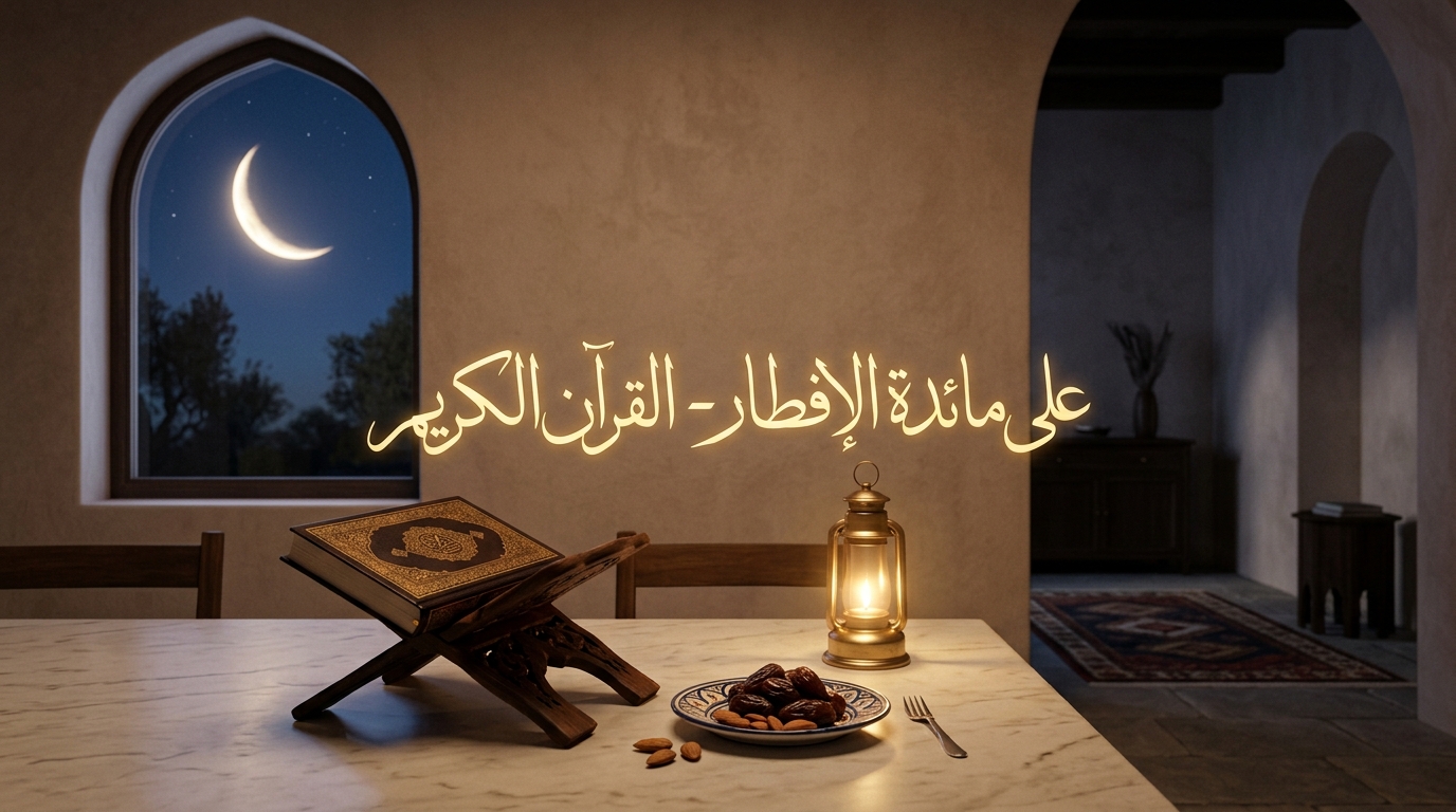 على مائدة الإفطار - القرآن الكريم - Image 1